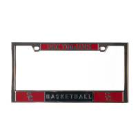 USC Trojans Chrome SC Interlock Basketball License Plate Frame